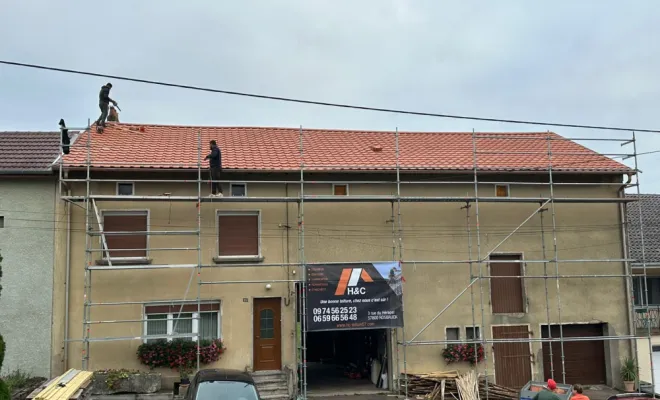 Remplacement de toiture a Bouzonville , Metz, H&C Toiture